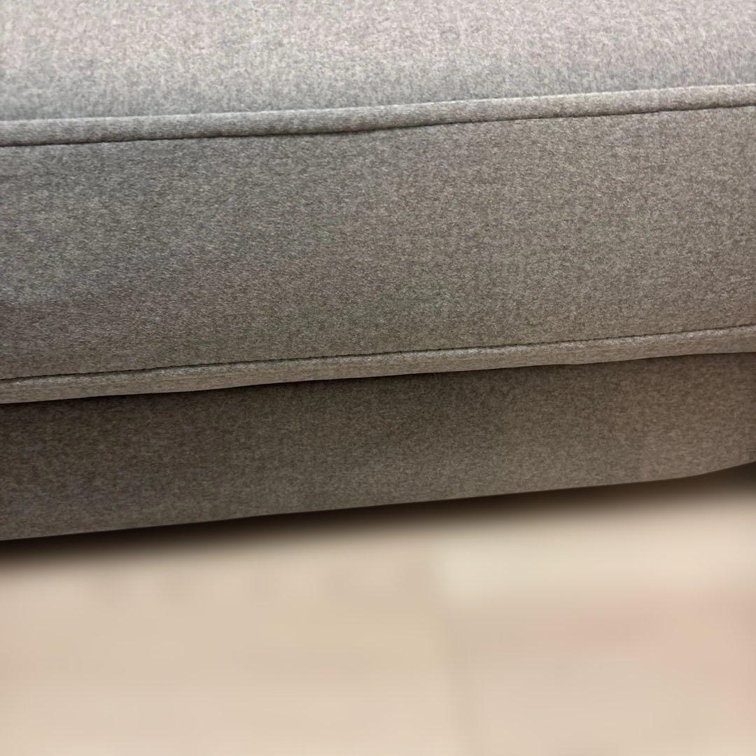 2/8処分‼️プルーフテックス L型 コーナーカウチソファ グレー クッション4個