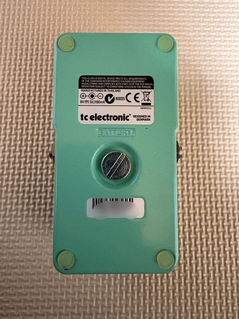 ギター tc electronic Pipeline Tap Tremolo